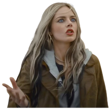 Samara Weaving Eenie Meanie Distressed Jacket