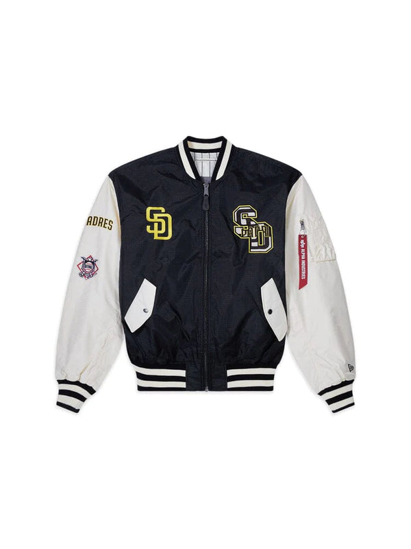 San Diego Padres X Alpha X New Era L-2B Bomber Jacket