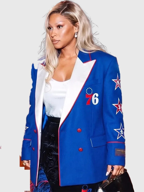 Savannah James Philadelphia 76ers Blazer