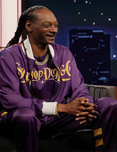 Shop Snoop Dogg Live Jimmy Kimmel Purple Tracksuit