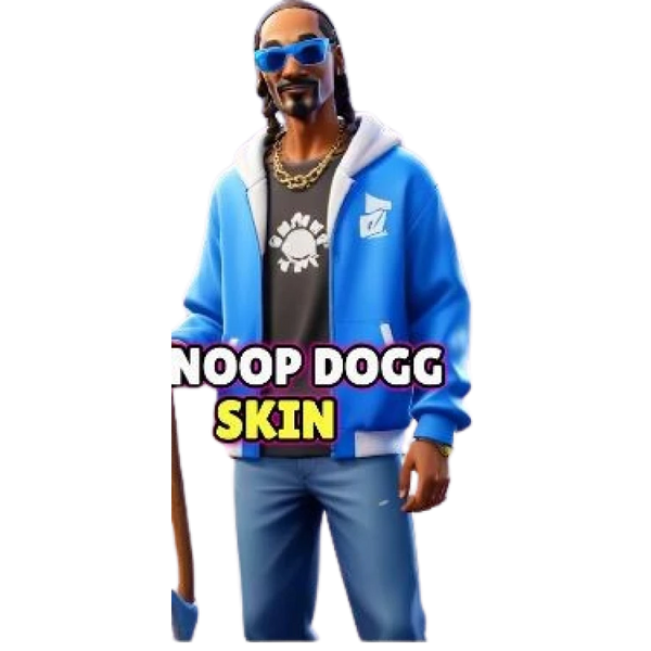 Snoop Dogg Fortnite Skin Sky Blue Jacket