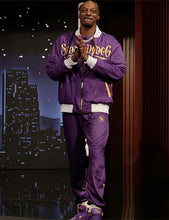 Shop Snoop Dogg Live Jimmy Kimmel Purple Tracksuit