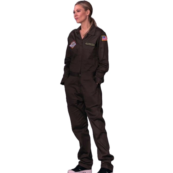 Space Cadet Desi Lydic Brown Jumpsuit