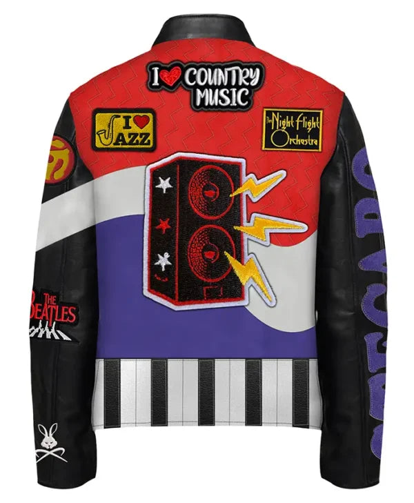 Stegaro Piano Leather Jacket