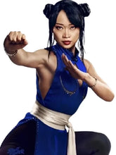 Street Fighter Movie Callina Liang Blue Outfit