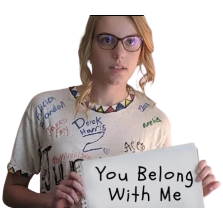Taylor Swift You Belong with Me Junior Jewels Shirt