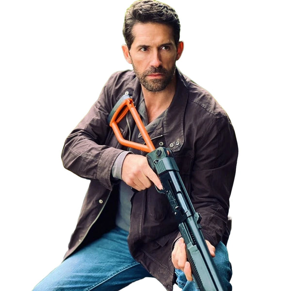 Take Over Scott Adkins Brown Jacket