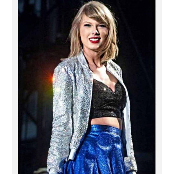 Taylor Swift Silver Sequin Jacket