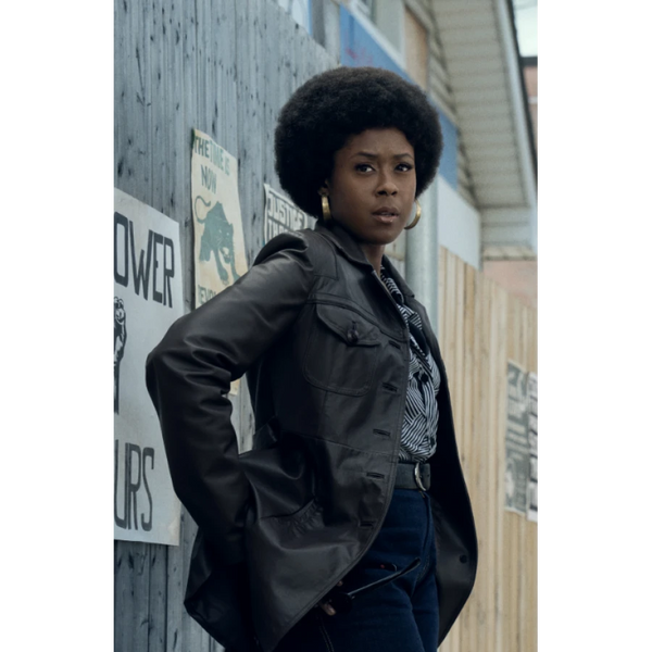 The Big Cigar 2024 Teressa Dixon Leather Jacket