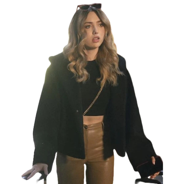 The Inheritance Peyton List Black Jacket