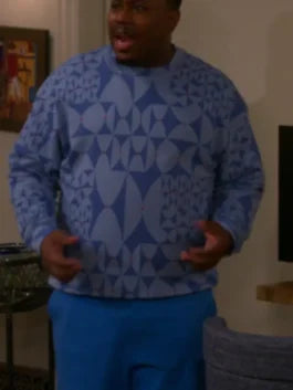 The Neighborhood Marcel Spears Blue Sweater