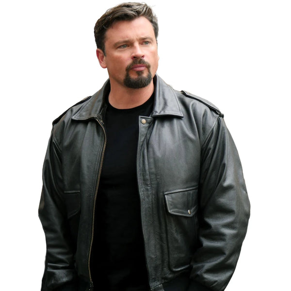 Tom Welling Mafia Wars Leather Jacket