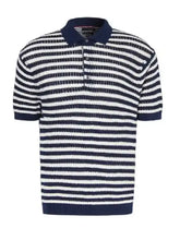 Travis Kelce Smart Casual Knit Striped Shirt