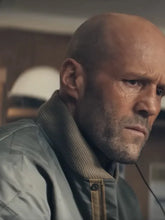 Jason Statham A Working Man Grey Bomber Jacket