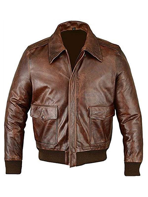 A2 Flight Airforce Pilot Aviator Bomber Jacket