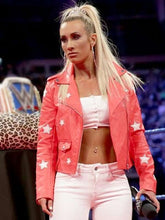 WWE Carmella Red Leather Jacket