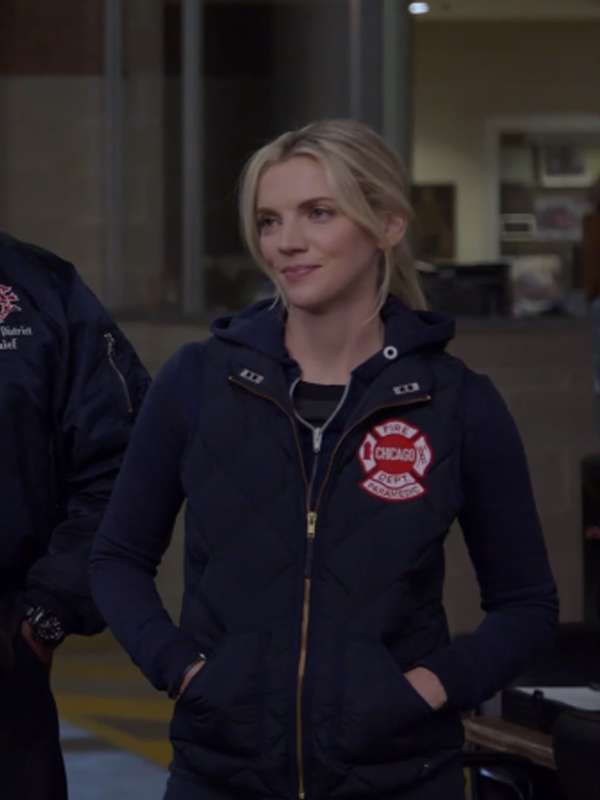 Sylvie Brett Chicago Fire S12 Blue Vest