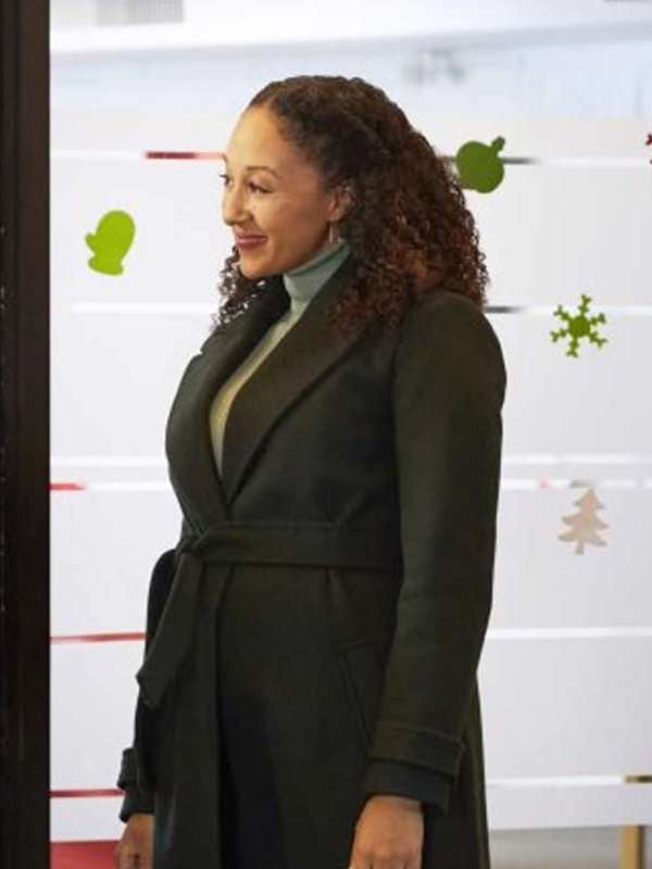 Christmas Comes Twice Tamera Mowry-Housley Green Coat