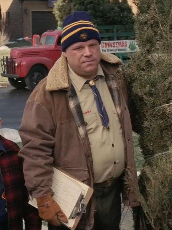 Kevin Chamberlin Christmas with the Kranks Brown Jacket