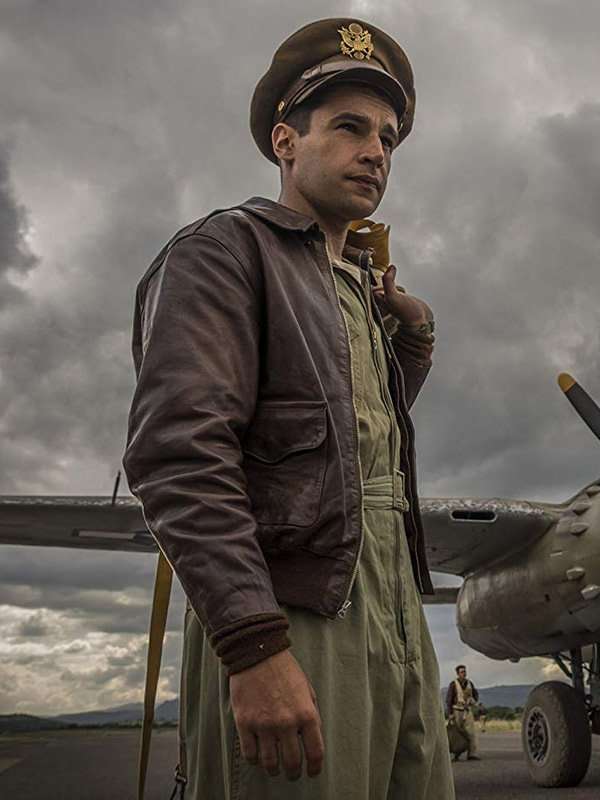 Catch 22 Christopher Abbott Real Leather Jacket