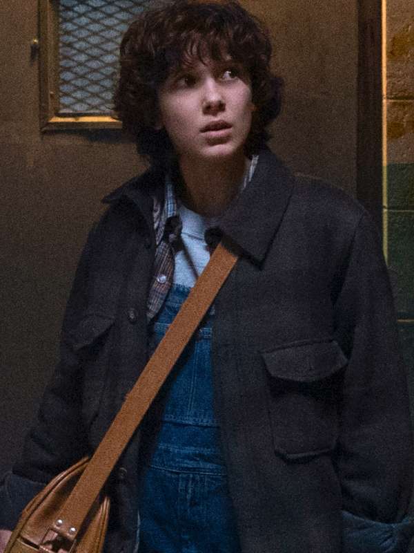 Millie Bobby Brown Stranger Things Wool Jacket
