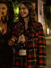 Emily In Paris Season 01 Lily Collins Checkered Coat