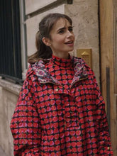 Lily Collins Emily in Paris S03 Red Cherries Jacket