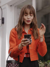 Lily Collins Emily in Paris Orange Jacket