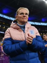 England Lionesses Pink and Blue Puffer Jacket