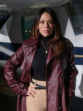 Janel Parrish Family History Mysteries Buried Past Leather Coat