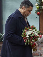 A Christmas Together with You Harry Lennix Wool Coat