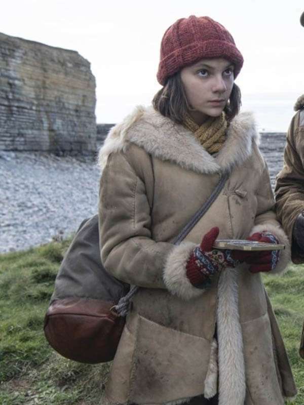 His Dark Materials Lyra Belacqua Shearling Coat