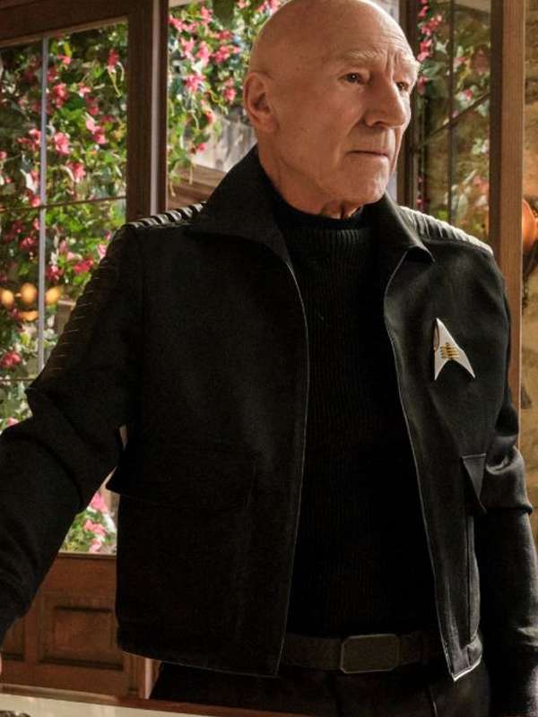 Star Trek Picard S02 Jean-Luc Picard Black Jacket