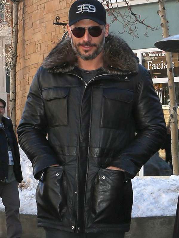 Joe Manganiello Sundance Film Festival Black Leather Jacket