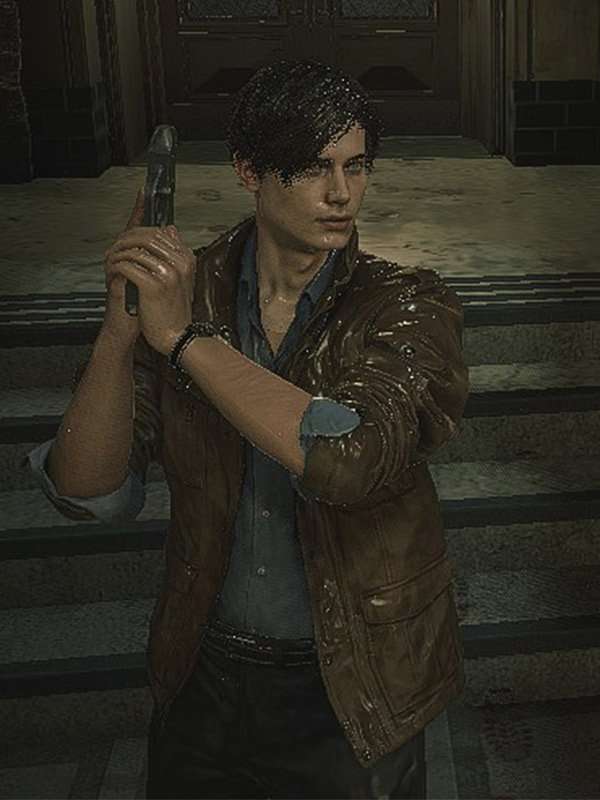 Resident Evil 2 Leon Scott Kennedy Brown Jacket – Edison Jacket