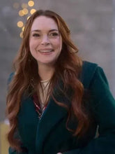 Buy Falling for Christmas 2022 Lindsay Lohan Green Coat