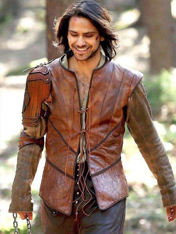 The Musketeers D’Artagnan Brown Leather Jerkin