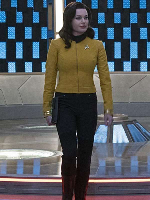 Rebecca Romijn Star Trek Discovery Number One Yellow Jacket
