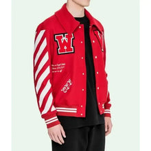 Off-White Embroidered Varsity Jacket