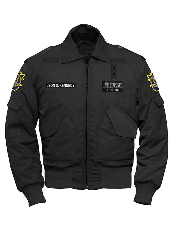 Leon S. Kennedy Resident Evil 2 Remake Grey Jacket