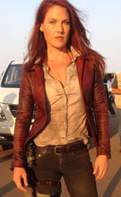 Claire Redfield Resident Evil The Final Chapter Ali Larter Leather Jacket