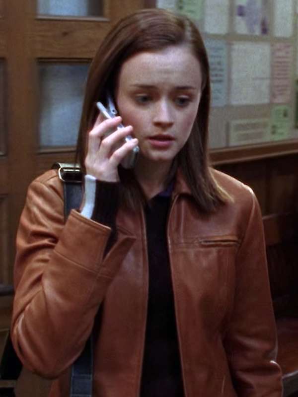 Gilmore Girls Rory Gilmore Brown Leather Jacket