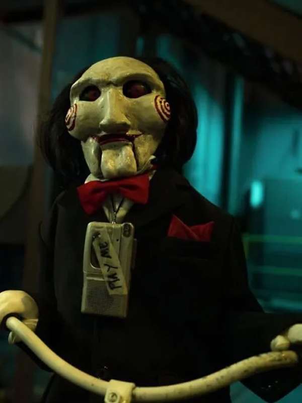 Saw X Billy the Puppet Black Costume Coat