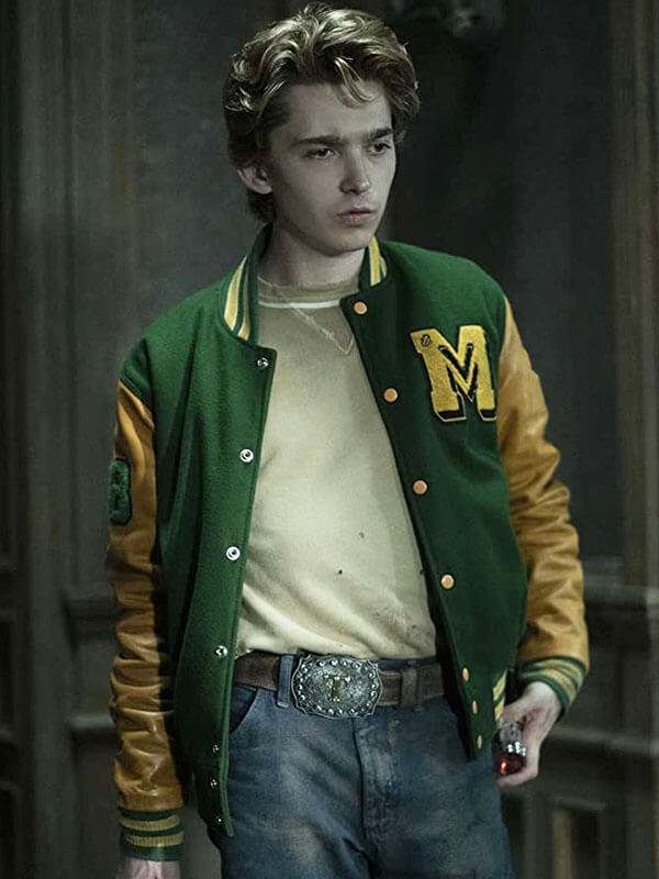 Austin Abrams Scary Stories Varsity Jacket