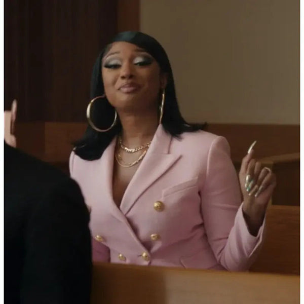 The She-Hulk S01 E03 Megan Thee Stallion Pink Long Coat