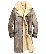 Mens Sheepskin Shearling Leather Jacket