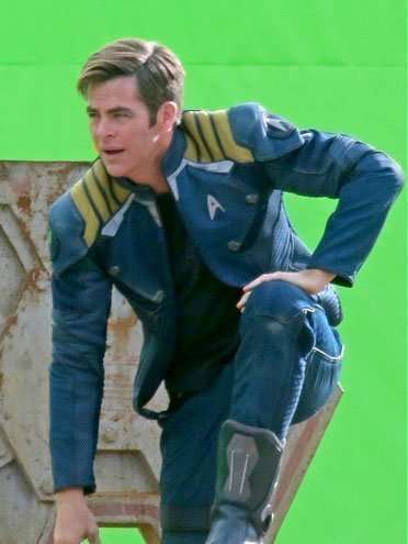Chris Pine Star Trek Beyond Costume Jacket Blue