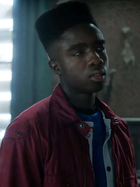 Stranger Things S04 Caleb McLaughlin Cotton Jacket – Edison Jacket