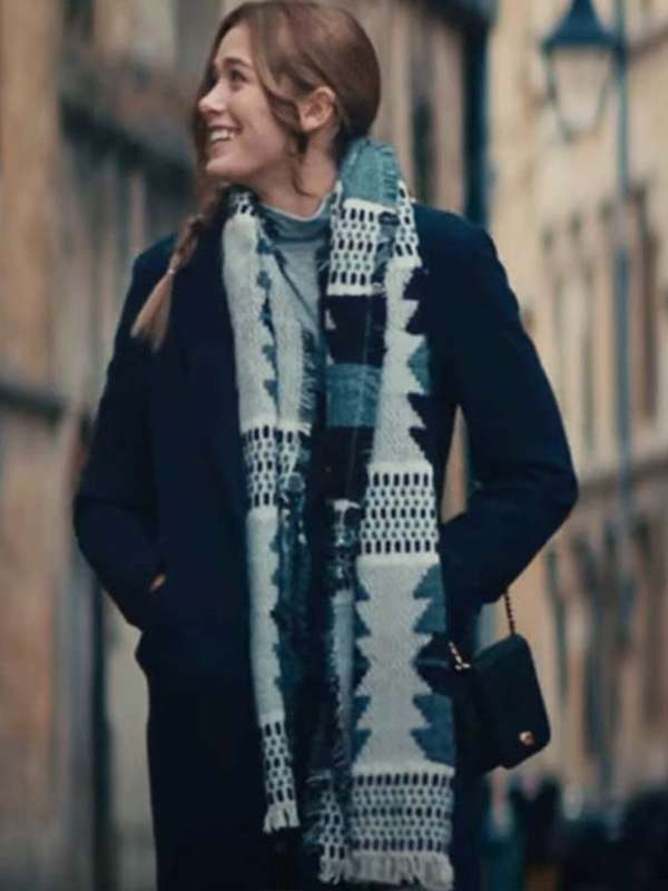 Rose Reid Surprised by Oxford 2023 Blue Coat