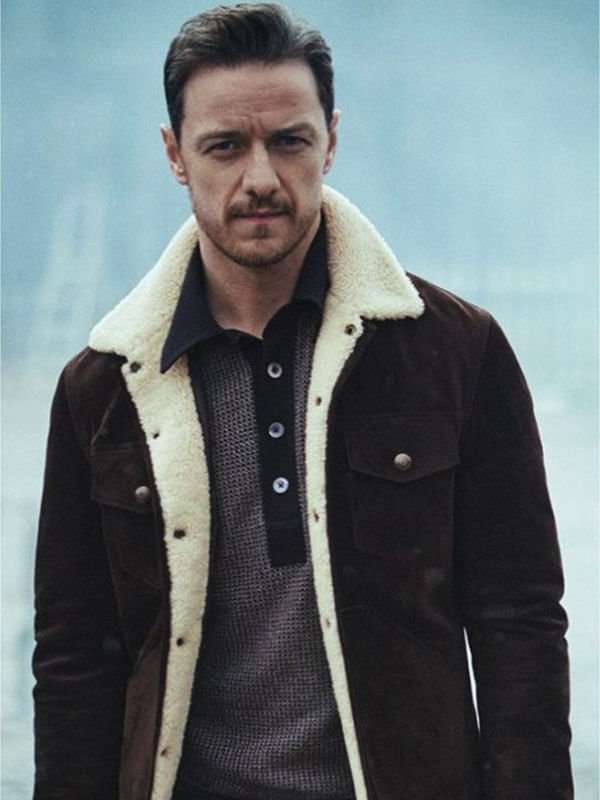 James McAvoy His Dark Materials Suede Leather Jacket
